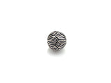 Antique Silver CZ Pave round ball, CZ Pave Spacer Beads in oxidized silver,10mm, sku#X133