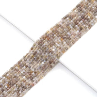 Genuine Botswana Agate Faceted Cube Beads, 2.5mm, Sku#U1539