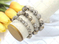 Light Yellow Jasper Stretchy Bracelet, EF82