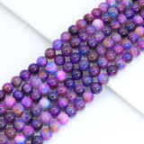 Galaxy Jade Round Smooth Beads, Sku#U2016