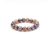 Mystic Brown Banded Agate Stretchy Bracelet, 8mm/10mm/12mm,