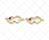 CZ  Lip Connector, Sku#LK529
