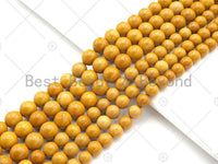 Quality Natural Yellow Jasper Round Smooth Beads, 8mm/10mm Jasper Beads, 15.5'' Full Strand, Sku#U1146