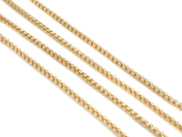 3mm High Quality Gold/Silver Round Box Chain, sku#M393