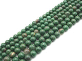 Quality Natural African Green Jade Round Smooth Beads, 6mm/8