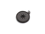 Enamel  North Star Coin Pendant, SKU#F1055
