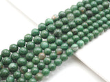 Quality Natural African Green Jade Round Smooth Beads, 6mm/8