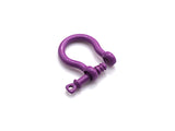 Enamel U Shape clasp, Enamel Clasp, White/Black/Royal Blue/R