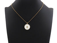Enamel  North Star Coin Pendant, SKU#F1055