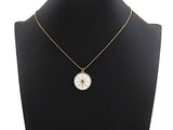 Enamel  North Star Coin Pendant, SKU#F1055