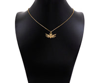 CZ Micro Pave Dainty Gold Eagle Wing Charms, Dainty Eagle Charms, Gold Charm Pendant, Eagle Necklace Charms, 14x26mm, Sku#F1334