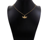 CZ Micro Pave Dainty Gold Eagle Wing Charms, Dainty Eagle Charms, Gold Charm Pendant, Eagle Necklace Charms, 14x26mm, Sku#F1334
