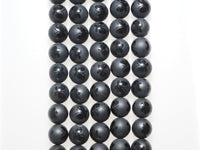 Natural Black Onyx Matte Round with one line Beads, 6mm/8mm/10mm/12mm/14mm  Round beads, Matte Round Black Onyx, 15.5inch strand, SKU#V15