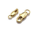 Simple Lobster Claw Clasp, Link Connector with Jump Ring, Sku#Y312