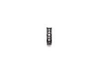 Big Hole CZ Pave Rectangular beads, Cubic Zirconia Spacer Beads, European Large hole Bead, 3x8mm, sku#Z883c