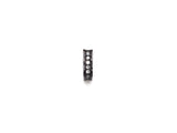 Big Hole CZ Pave Rectangular beads, Cubic Zirconia Spacer Beads, European Large hole Bead, 3x8mm, sku#Z883c