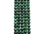 High Quality Natural Faceted Tiger Eye Round Beads, 6mm/8mm/10mm/12mm Round Beads, GreenTiger Eye Beads, 15.5 inch Full strand, SKU#U817