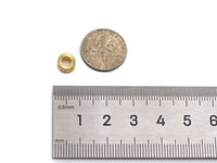 Baguette CZ Micro Pave Big Hole Beads, Clear Cubic Zirconia Spacer Beads, European Large Hole Beads,3x7mm,sku#Y339