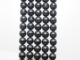 Natural Black Onyx Matte Round with one line Beads, 6mm/8mm/10mm/12mm/14mm  Round beads, Matte Round Black Onyx, 15.5inch strand, SKU#V15