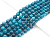 Quality Apatite Blue Jade Round Smooth Beads, 8mm/10mm Jade Beads, 15.5'' Full Strand, Sku#U1167c