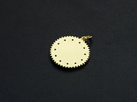 Pave CZ  Enamel Patten Pendant, Black/White Enamel Pendant, Enamel jewelry Findings, 20x27.5mm,sku#FH12