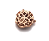 CZ Micro Pave Green Eye Leopard Head Pendant/Charm, Black panther Charm, Cubic Zirconia Pendant Charm, 10x11mm,Sku#N54