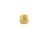CZ Micro Pave & Symbol Shape Dice Spacer Beads,8.5mm,sku#Z718