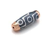 Large Natural Tibetan Agate Barrel Shape Spacer Beads, sku#U1003