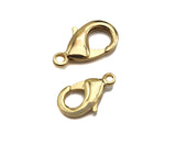 2pc/10pcs High Quality Real Gold Plated Plain Lobster Claw Clasp, Gold/Silver/Gunmetal Lobster Claw Clasp, 19mm/23mm,sku#LK153