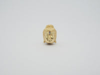 Buddha Head Beads, Buddha Religious Charm, Buddha Head Space Beads, 14x10x10mm, Sku#Y86