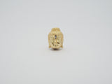 Buddha Head Beads, Buddha Religious Charm, Buddha Head Space Beads, 14x10x10mm, Sku#Y86