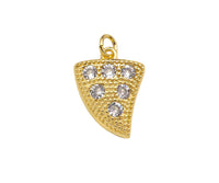 CZ Horn Shape Pendant, Sku#LK204