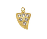 CZ Horn Shape Pendant, Sku#LK204