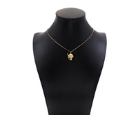 Gold Filled CZ Micro Pave Diver Head Shape Pendant, 18K Gold Filled Charm, Necklace Bracelet Charm Pendant, 17x16mm,Sku#Y474