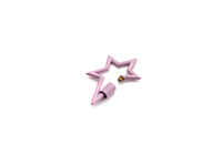 Colorful Enamel pave Star Shape Clasp, Enamel Pave Clasp, Black/Red/Pink/White/Blue Carabiner Clasp, 18x30mm, sku#H240
