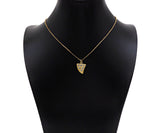 CZ Horn Shape Pendant, Sku#LK204