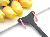 Colorful Enamel Safety Pin Earrings, Sku#J307
