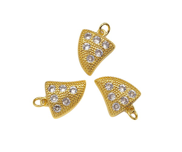 CZ Horn Shape Pendant, Sku#LK204