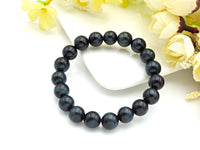 Blue Tiger Eye Stretchy Bracelet, Sku#U1080