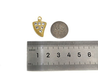 CZ Horn Shape Pendant, Sku#LK204