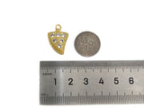 CZ Horn Shape Pendant, Sku#LK204