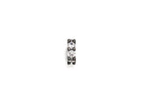 Big Hole CZ Pave beads, Cubic Zirconia Spacer Beads, European Large hole Bead, 3x8mm, sku#Z885