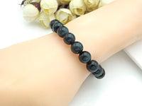 Blue Tiger Eye Stretchy Bracelet, Sku#U1080