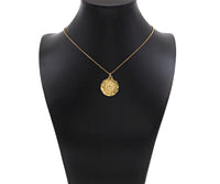 CZ Micro Pave Sun Face On Round Shape Pendant/Charm,Cubic Zirconia Medallion Charm, Necklace Bracelet Charm Pendant,22x25mm, Sku#Z1281