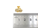 CZ Multi Hearts Stud Earrings, Sku#J227