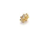 Big Hole CZ Pave beads, Cubic Zirconia Spacer Beads, European Large hole Bead, 3x8mm, sku#Z885