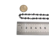 Gold Silver Ball oval link Station chain by Yard, wholesale station chain, sku#M315