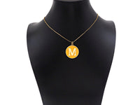 New Trendy Red Gold Enamel Initials Letter Charm/Pendant, Enamel Initial Alphabet Letters, Custom Naming Pendants, 25x28mm,sku#ML37