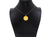 New Trendy Red Gold Enamel Initials Letter Charm/Pendant, Enamel Initial Alphabet Letters, Custom Naming Pendants, 25x28mm,sku#ML37