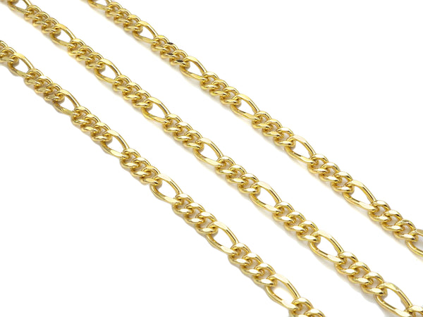 High Quality Oval Flat curb Chain, 18K Real Gold Plated Cuban Chain, Wholesale bulk Chain, 6.3x11.9mm,sku#E522